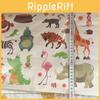 Tiger Zebra Cute Giraffe Cartoon Animal Pattern Wall Decor Stickers For Room Kid