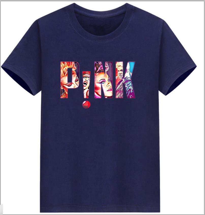 Pnk Cropped T Shirt Summer Carnival Tour Pink Tour Iconic Pnk Merch Tshirt Aesthetic Clothes Oversized T Shirt Tops