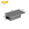 304 Stainless Steel Wall Mounted Toilet Paper Holder Matte Black Paper Towel Phone Holder Storage Rack Bathroom Accessories