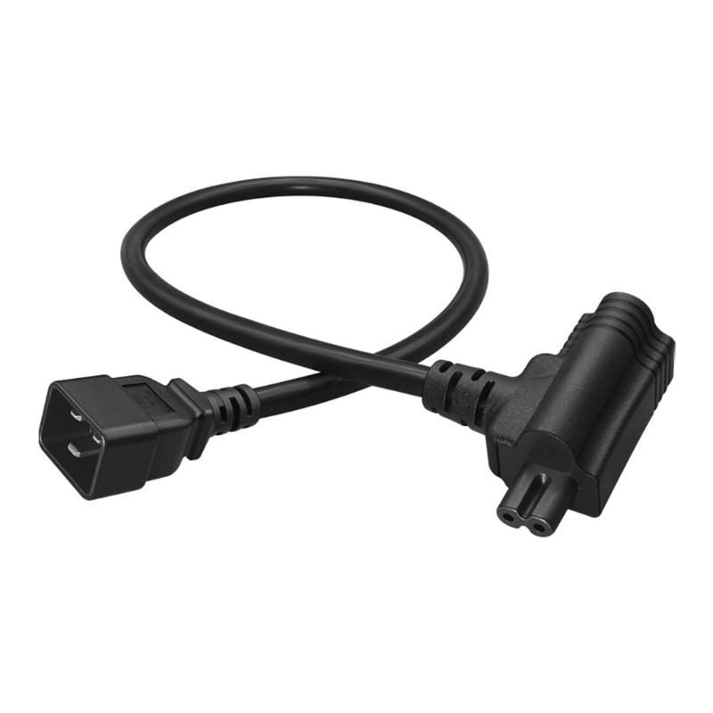 IEC320 C20 Male to 5 15R & C7 Piggyback Power Cord with 14AWG Cable for Server Printer Speaker Setups