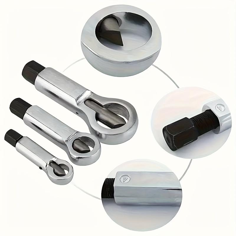 3pcs Metal Nut Splitter Separator, Metal Nut Splitter Breaker Manual Pressure Nut Splitter Remover Extractor Tool