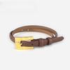 Slim Leather Belt with Casual Pants Short Skirt Jeans Women's Belt Leather Leather Goods