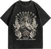 BAPHITY Mens Women Christian Vintage Graphic Tee T Shirt, Black, Faith, L