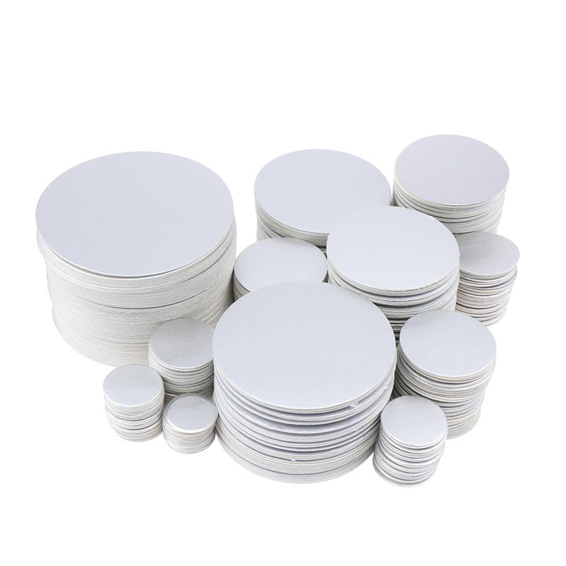 200Pcs Seal Cap Lining Tamper Resistant Pet Electromagnetic Aluminum Foil Induction Gasket For Cosmetic Jar Bottle Pot 20Mm-82Mm