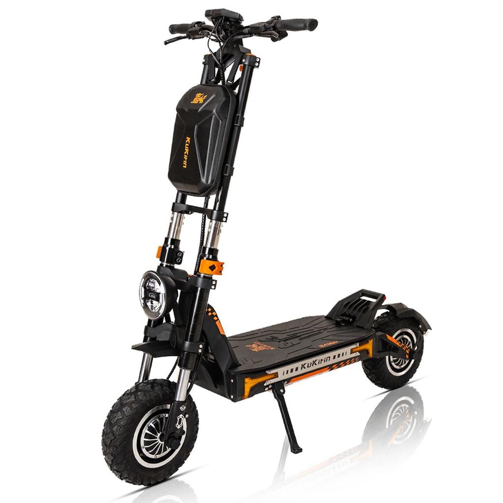 Electric Scooter Kukirin G4 Max 12" 1600Wx2 Motor Fully Suspension Off-Road Electric Scooter 60V 35.2AH LED Display Black