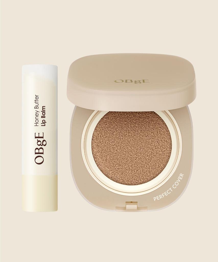 Perfect Cover Cushion + Honey Butter Lip Balm Set