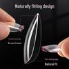 Semi-Frosted Extra Short Almond Seamless Nail Tips, 120 Pieces, Includes Carving and Grinding Options