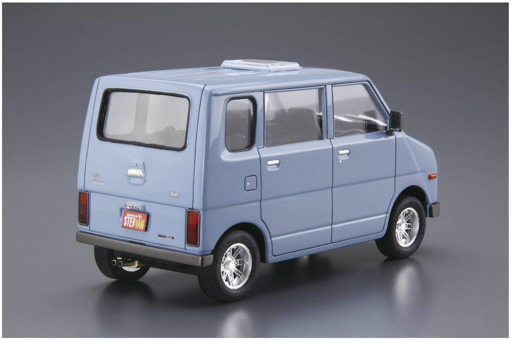 AOSHIMA The Model Car No. 74 Honda VA Life Step Wagon 1974 Plastic Model Kit, 120 Scale