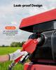 VEVOR Diesel Transfer Tank, 32 Gallon, Portable Kerosene Tank with 12V DC 10GPM Electric Transfer Pump, 13 Ft Delivery Hose & Self-sealing Nozzle