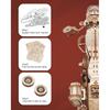 ROKR 3D Wooden Motorcycle Puzzle-Wood Model Car Kits To Build for Adults-Brain Teaser Gearjits Puzzle-1:8 Scale Cruiser Motorcycle As A Gift for