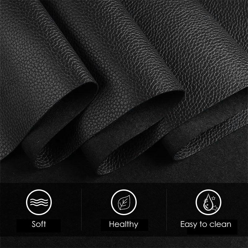 2PCS Car Door Inner Handle PU Leather Cover Door Handle Leather Protective Case Car Styling Interior Upgrades Auto