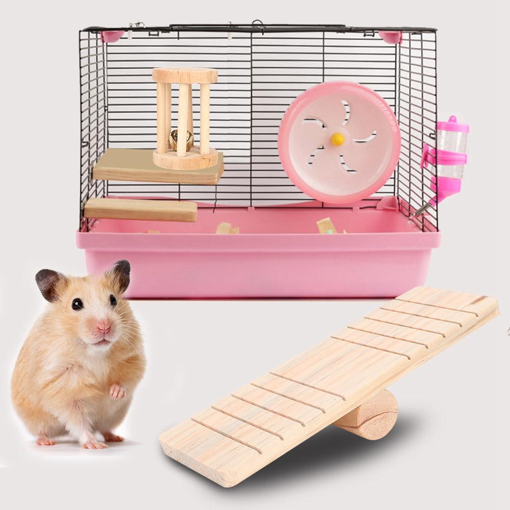 Natural Wooden Hamster Chinchillas Chewing Biting Playing Teeth Care Toys Accessories10PCS