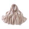 Solid Color Modal Cotton Rayon Hijab Scarf Women Muslim Headscarf Wraps Shawls Femme Musulman Headband Islamic Turban