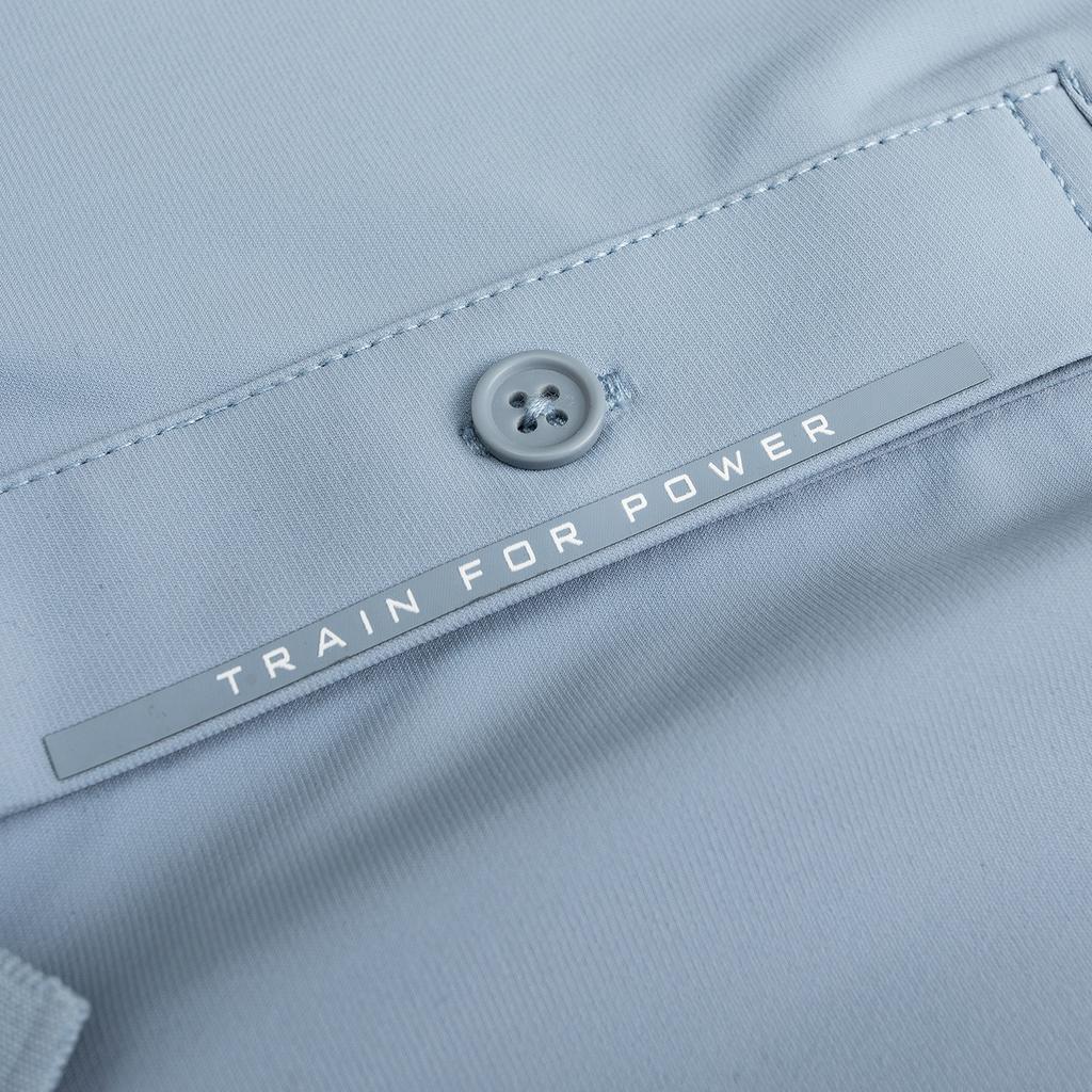 Anta Training Short Sleeve Polo Shirt Summer 2026 Men Tops Blue Gray 952627120-3