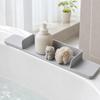 Garde-éclaboussures de baignoire Plateau Facile à Nettoyer Support de jouets de bain Rebord Offert