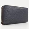 Louis Vuitton Zippy Wallet Purse M62121 Marine Rouge Navy Blue Monogram Ann Platt Unisex Used
