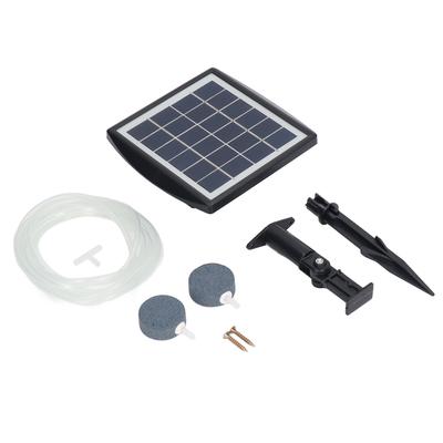 Solární vzduchové čerpadlo do akvária Oxygenátor Solární vzduchové čerpadlo Nízká hlučnost Solární jezírkový provzdušňovač se 2 vzduchem