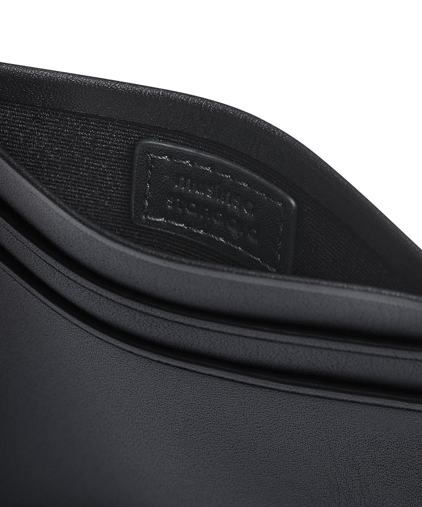 Musinsa Standard Plain Leather Card Wallet [Black]