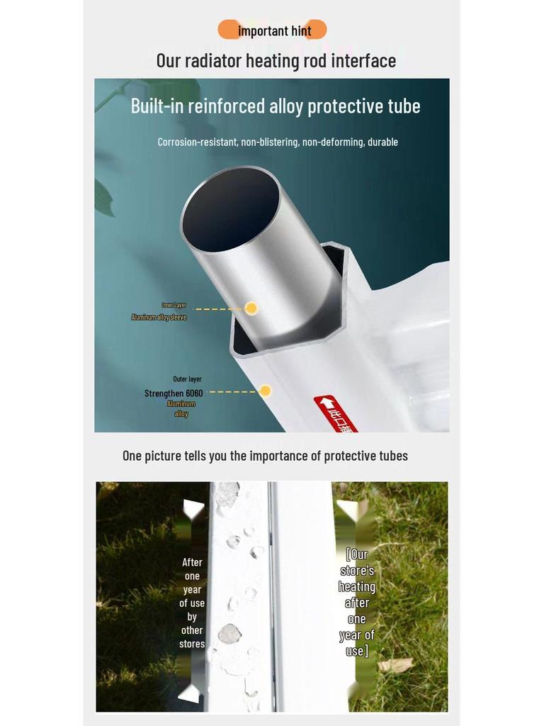 Energiesparender elektrischer wassergefüllter Heizkörper für Zuhause und Nordheizung