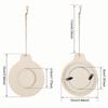 10Pcs Set Hanging Rope Round Wooden Frame 3.94in DIY Wooden Crafts  DIY Crafts Project