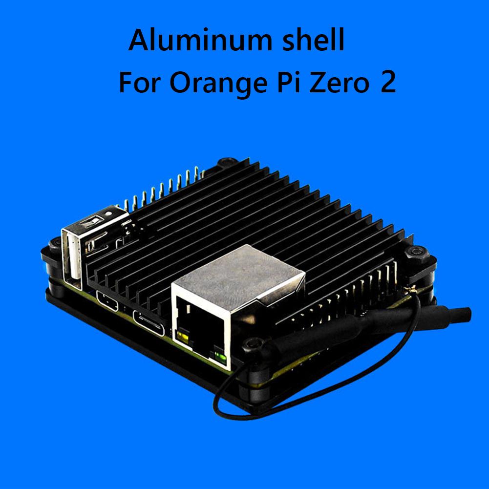 OZ For Orange Pi Zero/Orange Pi Zero 2 Protective Passive Cooling Enclouse Black