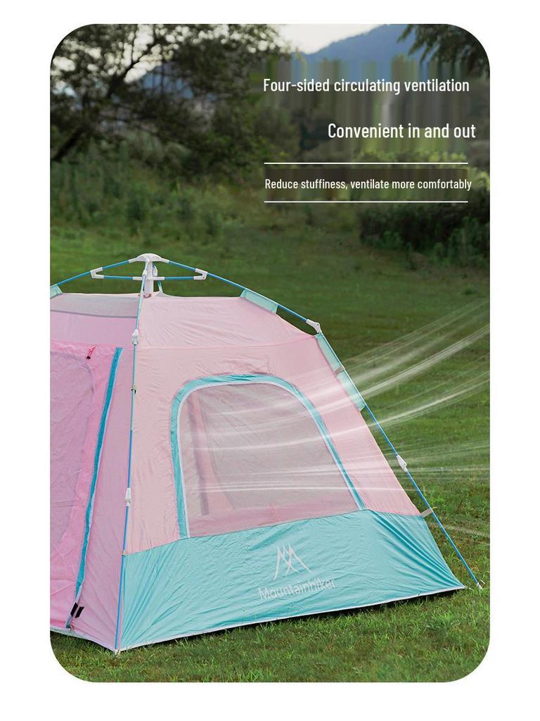 Tienda de Manzanas Silvestres: Tienda de Parque Automática a Prueba de Lluvia, Viento y Sol, de Apertura Rápida para Acampada al Aire Libre
