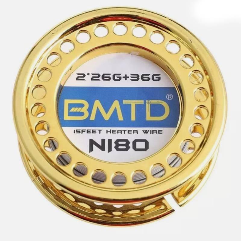 

5м рулон Сплавная проволока Ni80 Clapton Перематываемые нагревательные проволоки Практичная Удобная 2*26G+36G