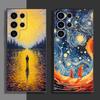 Coque de téléphone Van Gogh pour Samsung Galaxy S22 Plus, S21 5G, S21 FE, S24, S25 Ultra, S20, S23 Ultra et S22 Ultra