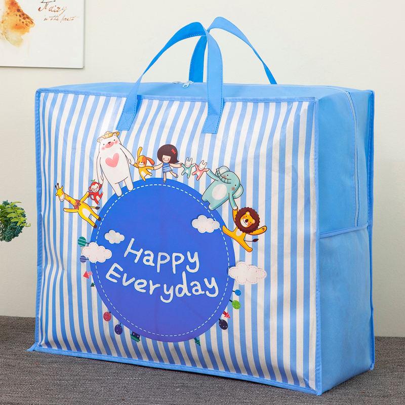 Waterproof Cartoon Quilt Storage Bag for Kids – Large Capacity, Thick and Durable