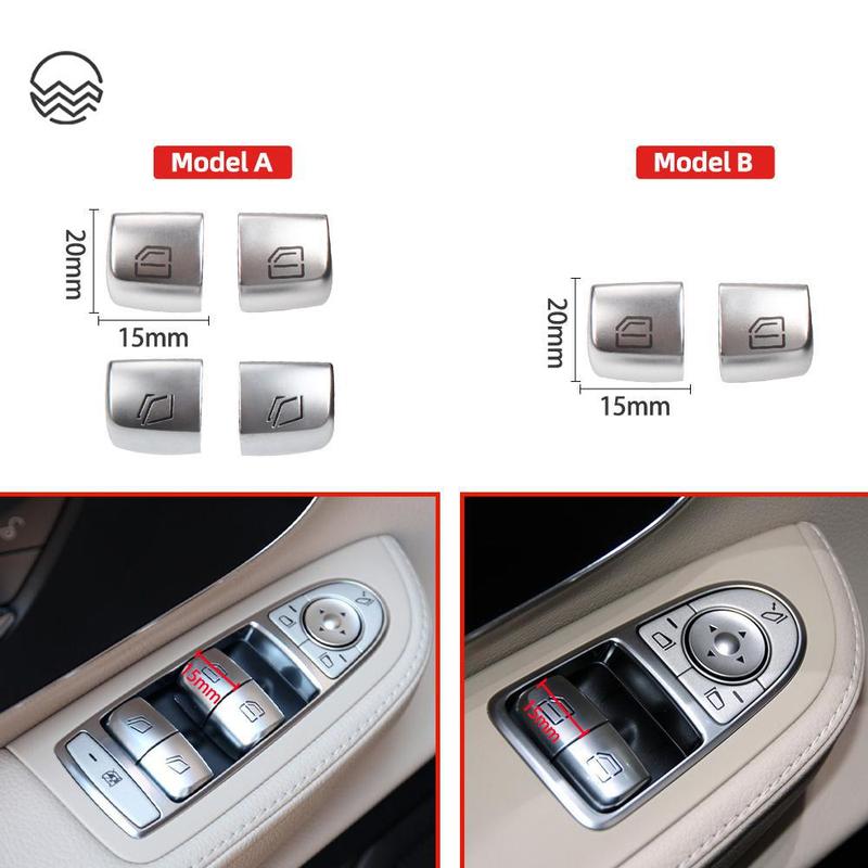 For Mercedes W447 W448 Car Window Switch Repair Button Cover Vehicle Door Glass Control Switch Key Cap For Benz Vito V260 Class