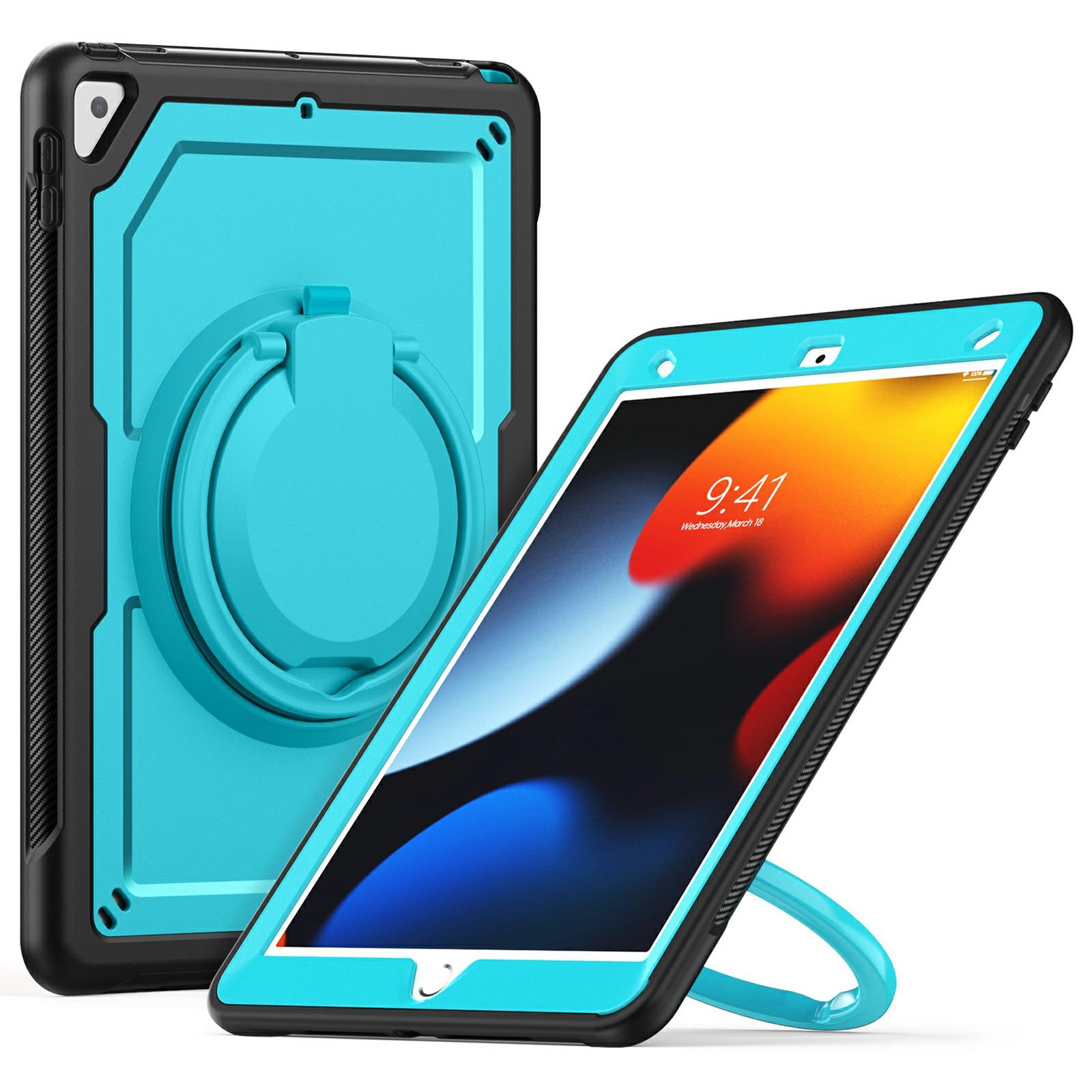 

Для iPad 10.2 (2021)/(2020)/(2019)/iPad Pro 10,5 дюйма (2017)/Чехол для iPad Air 10,5 дюйма с ремешком, подставкой, крышка для планшета из ПК+ТПУ Baby Blue