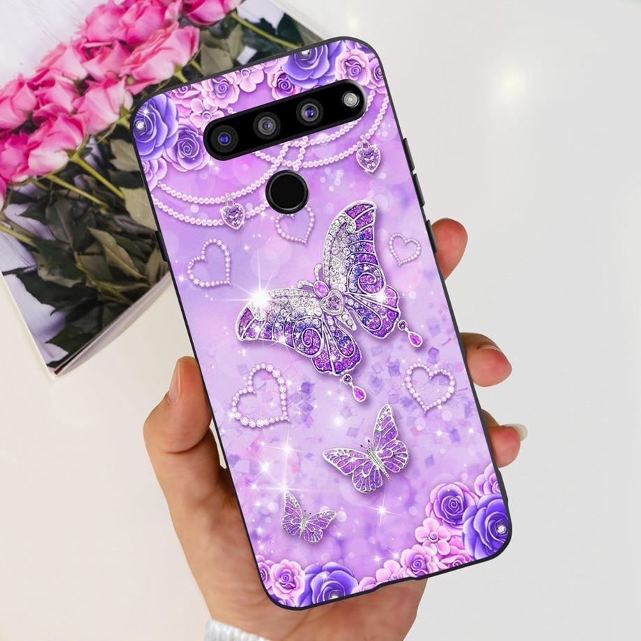 Für LG G8X ThinQ Hülle LG V50 ThinQ V50s ThinQ V50 Dual Screen Flüssigsilikon Bumper Coque Fundas Marmor Weltraummann Drache Capa