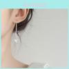 Yixuan Sparkling Diamond Origami Crane Ear Threader 2023 New Korean Style Long Earrings For Women