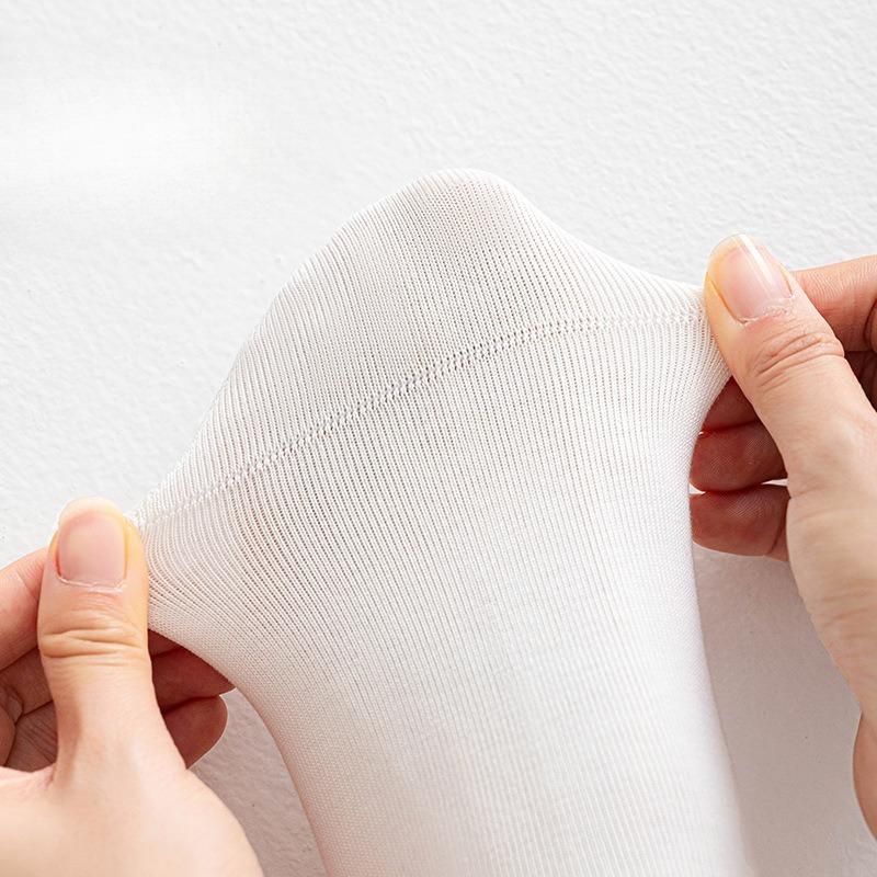 Pure Cotton Women's Spring and Autumn Boneless Antibacterial, Deodorizing and Sweat-absorbing Cotton Socks, Summer All-cotton Socks