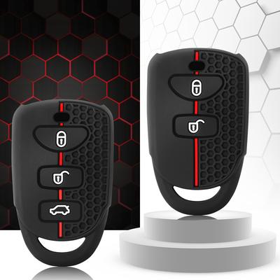Silikonový držák obalu na klíč od auta pro Kia Magentis Carens Sonata sorento rio soul forte pro Hyundai Tucson accent Santa Fe Avante
