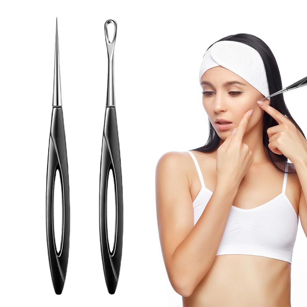 Acne Needle Acne Removal Comedones Blackhead Pore Care Beauty Unisex Cell Needle 1 Cell Kit, Tool, Extractor, Remover, Ultra-Fine Tip, Kit, Tool, (1 +