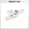 Inserting Aid Zipper Seam Guide Steel Accurate Webbing Sewing Lace , Flat Car for Amateurs