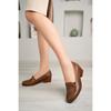 Women's Genuine Leather Low-Heeled Casual Comfort Shoes