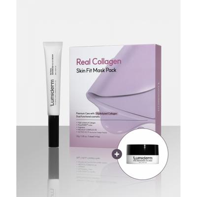 Lumiderm [night Intensive CAre Set] RetinAl AdvAnced A 1.0 creAm + reAl collAgen Skin Fit mAsk pAck Set  4eA 