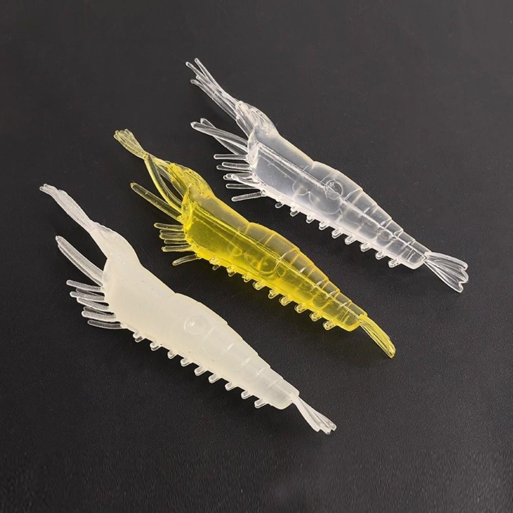 5pcs/Set 3.5g/8.5cm Artificial Shrimp Bait PVC Soft Shrimp Lure  Fishing Accessories