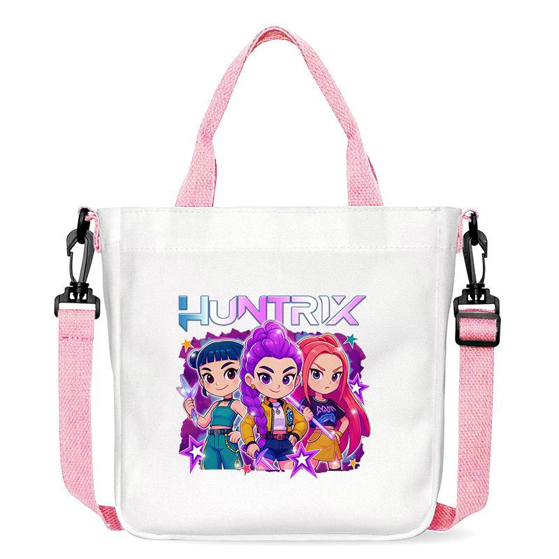 Anime Cartoon Print Office Worker Commuter Portable Messenger Bag Student Large Capacity Casual Handbag