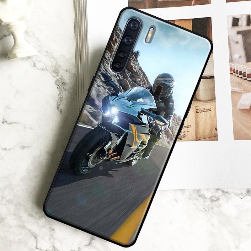 Motorcycles Case For Oppo A60 A40 A80 A18 A38 A58 A78 A98 A16 A76 A96 A15 A17 A77 A74 A94 A54 A57S Cover