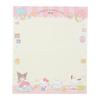 Sanrio 493945 Charakter Briefpapier Set Sanrio Charaktere Verpackung: Ca.. Breite 6,3 x Tiefe 0,3 x Höhe 8,7 Zoll (16 x 0,8 x 22 cm)