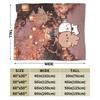 Bubu & Dudu Appreciating Lanterns Flannel Blankets Winter Super Soft Throw Blanket for Home Decor Novelty Bedspread Bed Cover