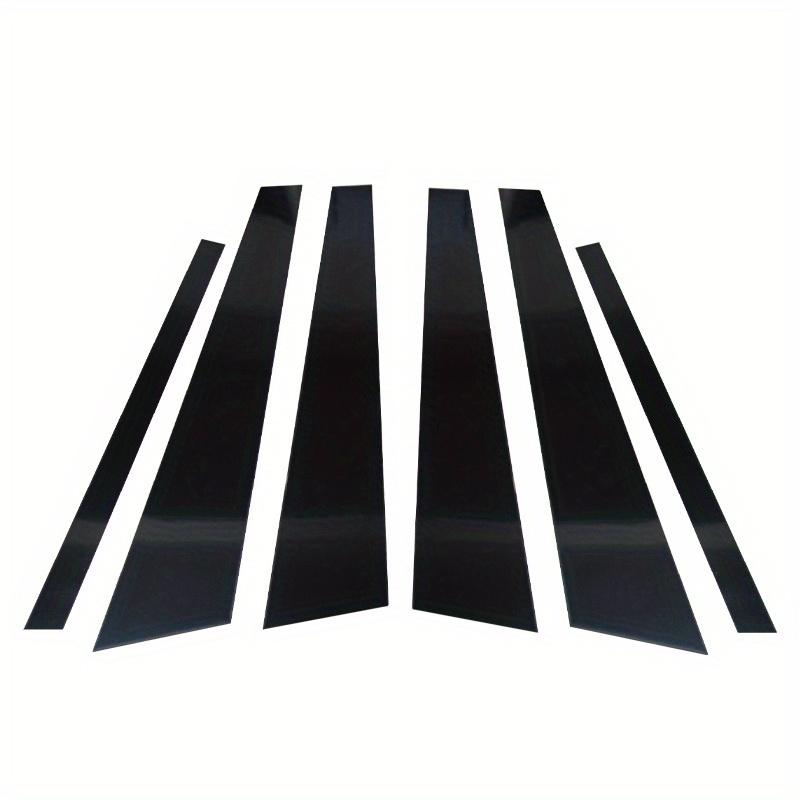 

6 шт. Подходят для BMW 7 серии E65 E66 2001 2002 2003 2004 2005 2006 2007 2008 Накладки на стойки дверей, Глянцево-черные, Декоративные накладки на окна чёрный