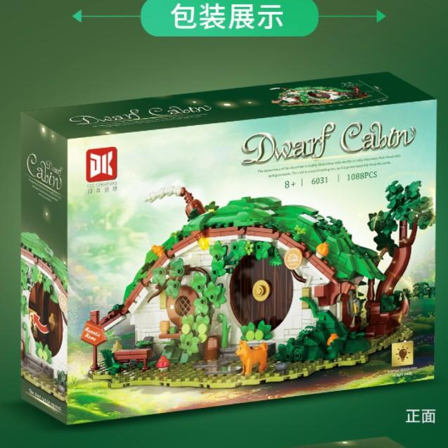 DK6031 Modelo de Casa Anã 1088 peças MOC Mercadoria de Filme de Fantasia Colecionando Brinquedos Blocos de Construção Conjunto de Tijolos para Crianças Presentes