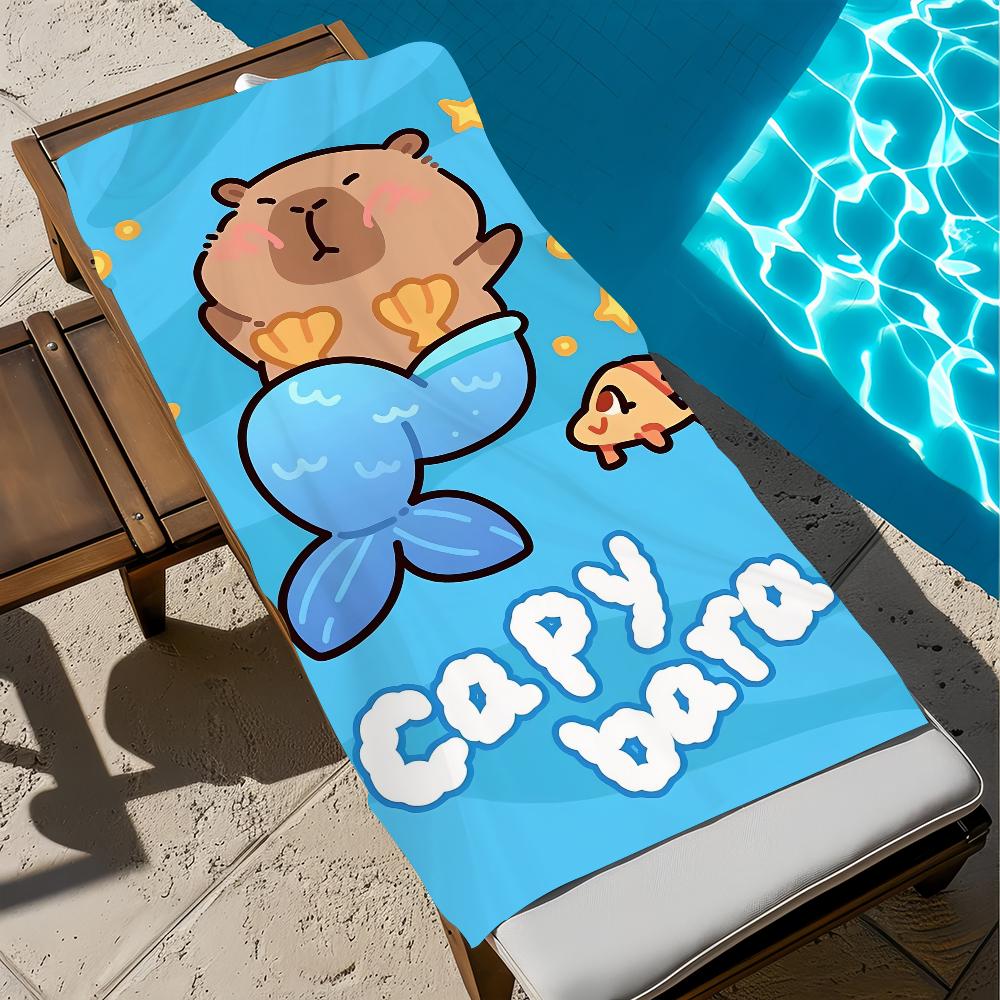 Carpincho CUTE CARTOON Towel Beach Quick Dry Soft Pool Towels Gift for Travel Gym Shower Camping Sports