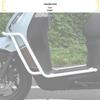 Wuyang Honda Spacy125 Front & Rear Exhaust Crash Bars Anti-Fall Bumpers Footrests Parts