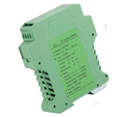 DC 24V DC Current Signal Isolator Transmitter 4-20mA PLC Detect Signal Conditioner(#4)