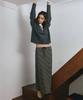 AENE Earth Stripe Maxi Skirt (Black)